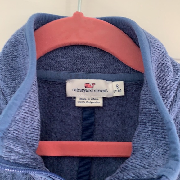 Girls Vineyard Vines fleece vest size 7-8 - Picture 2 of 3
